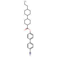 82492-42-0 [4-(4-cyanophenyl)phenyl] 4-(4-propylcyclohexyl)cyclohexane-1-carboxylate chemical structure