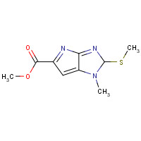 1092351-78-4 methyl 1-methyl-2-methylsulfanyl-2H-pyrrolo[2,3-d]imidazole-5-carboxylate chemical structure