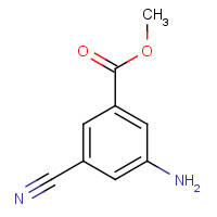 199536-01-1 methyl 3-amino-5-cyanobenzoate chemical structure