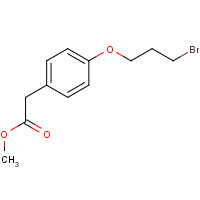 203071-48-1 methyl 2-[4-(3-bromopropoxy)phenyl]acetate chemical structure