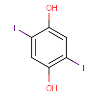 13064-64-7 2,5-diiodobenzene-1,4-diol chemical structure