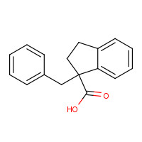 872785-39-2 1-benzyl-2,3-dihydroindene-1-carboxylic acid chemical structure