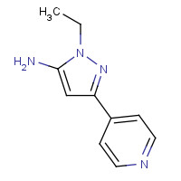 1240522-33-1 2-ethyl-5-pyridin-4-ylpyrazol-3-amine chemical structure