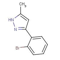 1238945-94-2 3-(2-bromophenyl)-5-methyl-1H-pyrazole chemical structure