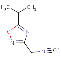 122384-66-1 3-(isocyanomethyl)-5-propan-2-yl-1,2,4-oxadiazole chemical structure