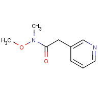 217316-41-1 N-methoxy-N-methyl-2-pyridin-3-ylacetamide chemical structure