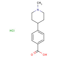 354813-49-3 4-(1-methylpiperidin-4-yl)benzoic acid;hydrochloride chemical structure