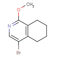 861136-83-6 4-bromo-1-methoxy-5,6,7,8-tetrahydroisoquinoline chemical structure