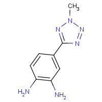 63199-19-9 4-(2-methyltetrazol-5-yl)benzene-1,2-diamine chemical structure