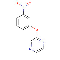 852709-39-8 2-(3-nitrophenoxy)pyrazine chemical structure
