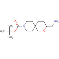 1160246-99-0 tert-butyl 3-(aminomethyl)-2-oxa-9-azaspiro[5.5]undecane-9-carboxylate chemical structure