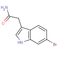 152213-62-2 2-(6-bromo-1H-indol-3-yl)acetamide chemical structure
