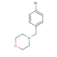 132833-51-3 4-[(4-bromophenyl)methyl]morpholine chemical structure
