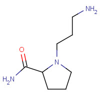 1266723-64-1 1-(3-aminopropyl)pyrrolidine-2-carboxamide chemical structure