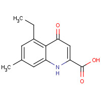 123157-64-2 5-ethyl-7-methyl-4-oxo-1H-quinoline-2-carboxylic acid chemical structure