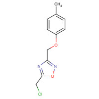 850375-37-0 5-(chloromethyl)-3-[(4-methylphenoxy)methyl]-1,2,4-oxadiazole chemical structure