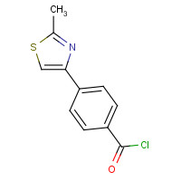 857283-93-3 4-(2-methyl-1,3-thiazol-4-yl)benzoyl chloride chemical structure