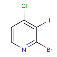 1070870-41-5 2-bromo-4-chloro-3-iodopyridine chemical structure