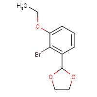 1364685-20-0 2-(2-bromo-3-ethoxyphenyl)-1,3-dioxolane chemical structure