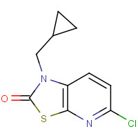 1345961-04-7 5-chloro-1-(cyclopropylmethyl)-[1,3]thiazolo[5,4-b]pyridin-2-one chemical structure