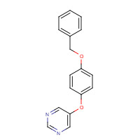 1363437-78-8 5-(4-phenylmethoxyphenoxy)pyrimidine chemical structure