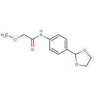 650628-80-1 N-[4-(1,3-dioxolan-2-yl)phenyl]-2-methoxyacetamide chemical structure