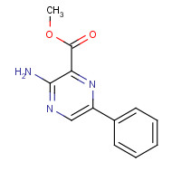 1503-42-0 methyl 3-amino-6-phenylpyrazine-2-carboxylate chemical structure