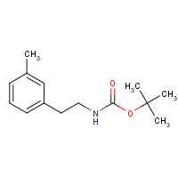1190890-95-9 tert-butyl N-[2-(3-methylphenyl)ethyl]carbamate chemical structure