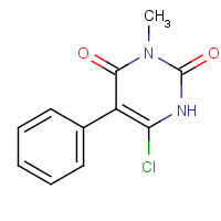 133801-12-4 6-chloro-3-methyl-5-phenyl-1H-pyrimidine-2,4-dione chemical structure