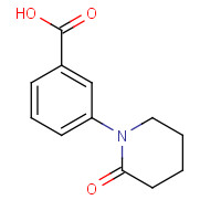 1016744-53-8 3-(2-oxopiperidin-1-yl)benzoic acid chemical structure