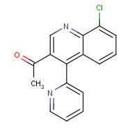 1374200-21-1 1-(8-chloro-4-pyridin-2-ylquinolin-3-yl)ethanone chemical structure