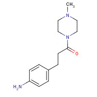 1018545-28-2 3-(4-aminophenyl)-1-(4-methylpiperazin-1-yl)propan-1-one chemical structure