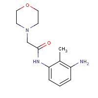 882670-60-2 N-(3-amino-2-methylphenyl)-2-morpholin-4-ylacetamide chemical structure