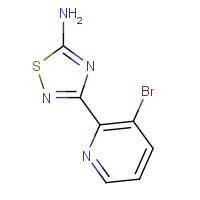 1179359-71-7 3-(3-bromopyridin-2-yl)-1,2,4-thiadiazol-5-amine chemical structure