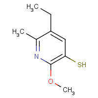 139548-64-4 5-ethyl-2-methoxy-6-methylpyridine-3-thiol chemical structure