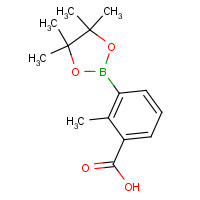 882678-82-2 2-methyl-3-(4,4,5,5-tetramethyl-1,3,2-dioxaborolan-2-yl)benzoic acid chemical structure