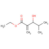 135638-64-1 ethyl 3-hydroxy-4-methyl-2-methylidenepentanoate chemical structure