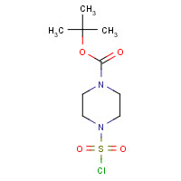 162046-65-3 tert-butyl 4-chlorosulfonylpiperazine-1-carboxylate chemical structure