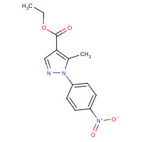260973-82-8 ethyl 5-methyl-1-(4-nitrophenyl)pyrazole-4-carboxylate chemical structure