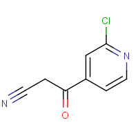 1213232-78-0 3-(2-chloropyridin-4-yl)-3-oxopropanenitrile chemical structure