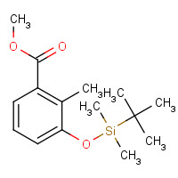 359629-73-5 methyl 3-[tert-butyl(dimethyl)silyl]oxy-2-methylbenzoate chemical structure
