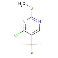 919116-36-2 4-chloro-2-methylsulfanyl-5-(trifluoromethyl)pyrimidine chemical structure