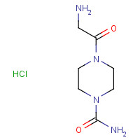 693790-09-9 4-(2-aminoacetyl)piperazine-1-carboxamide;hydrochloride chemical structure