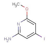 1207840-37-6 4-iodo-6-methoxypyridin-2-amine chemical structure