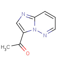 453548-65-7 1-imidazo[1,2-b]pyridazin-3-ylethanone chemical structure