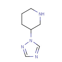 774511-83-0 3-(1,2,4-triazol-1-yl)piperidine chemical structure