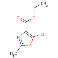 3356-81-8 ethyl 5-chloro-2-methyl-1,3-oxazole-4-carboxylate chemical structure