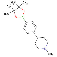 1247000-92-5 1-methyl-4-[4-(4,4,5,5-tetramethyl-1,3,2-dioxaborolan-2-yl)phenyl]piperidine chemical structure