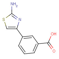 862254-43-1 3-(2-amino-1,3-thiazol-4-yl)benzoic acid chemical structure