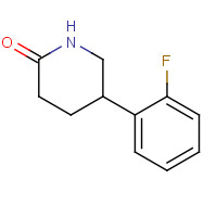80942-15-0 5-(2-fluorophenyl)piperidin-2-one chemical structure